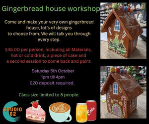 Gingerbread House Workshop - 5th October 2024