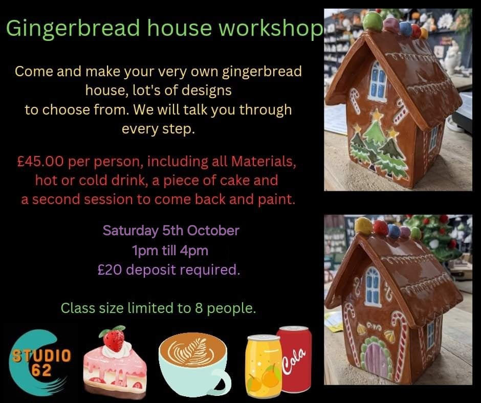 Gingerbread House Workshop - 5th October 2024