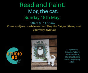 Read and Paint Mog The Cat - 18th May 2025