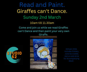 Read and Paint Giraffes Can't Dance - 2nd March 2025