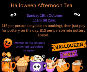 Halloween Afternoon Tea - 19th October 2025