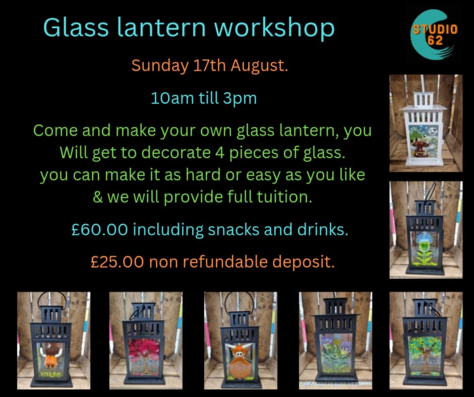 Glass Lantern Workshop - 17th August 2025