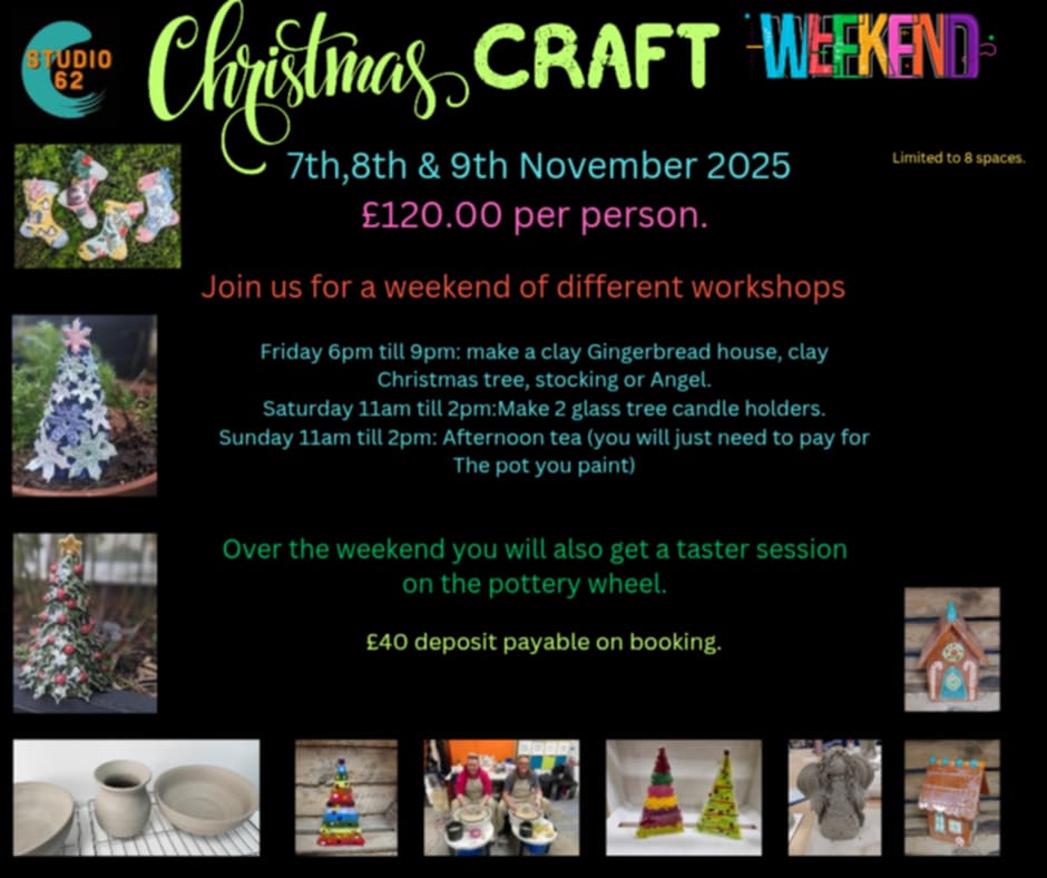 Christmas Craft Weekend - 7th, 8th and 9th November 2025