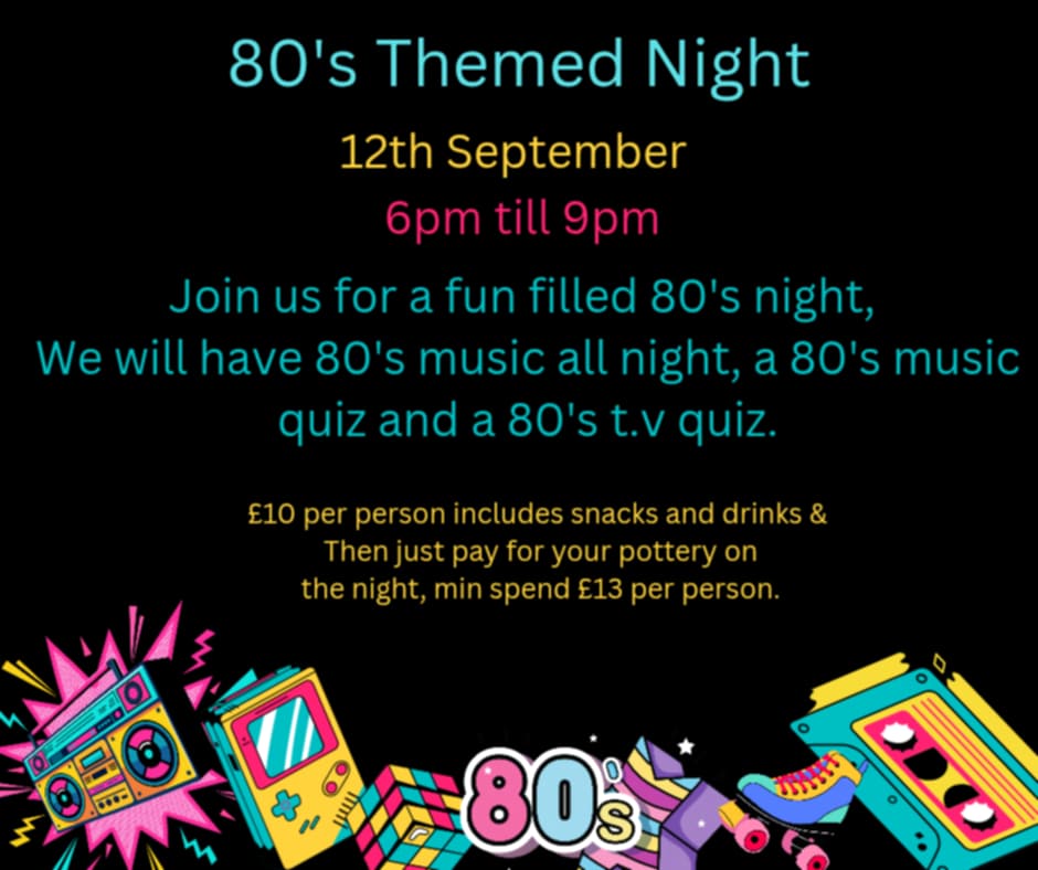 80's Night - 12th September 2025
