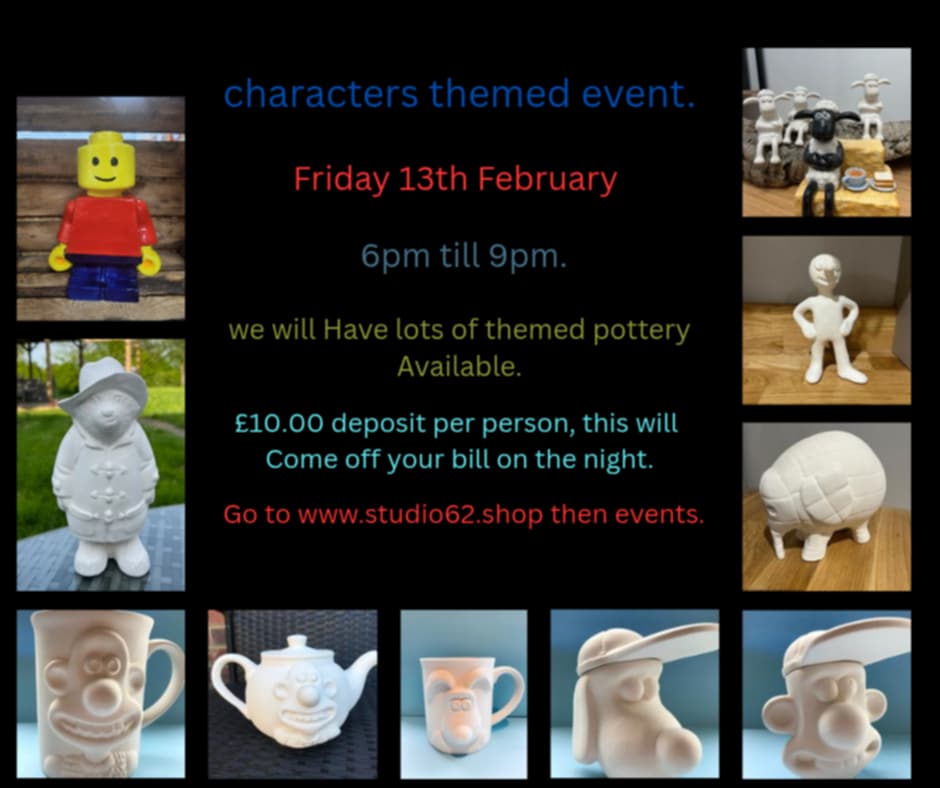 Characters Themed Event- 13th February 2026