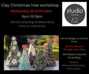Clay Christmas Tree Workshop - 22nd October 2025