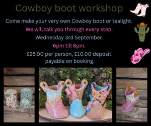 Cowboy Boot Workshop - 3rd September 2025