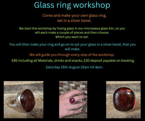 Glass Ring Workshop - 16th August 2025